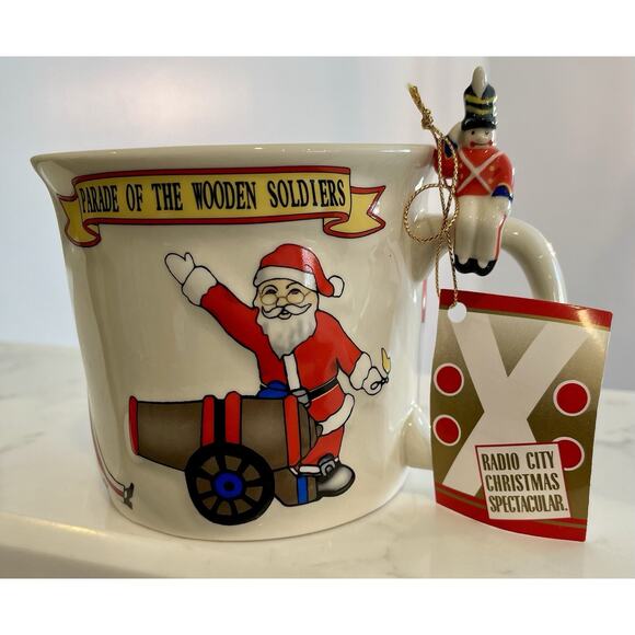 Radio City Music Hall "Parade of Wooden Soldiers" Christmas Spectacular Mug NWT - Picture 1 of 7